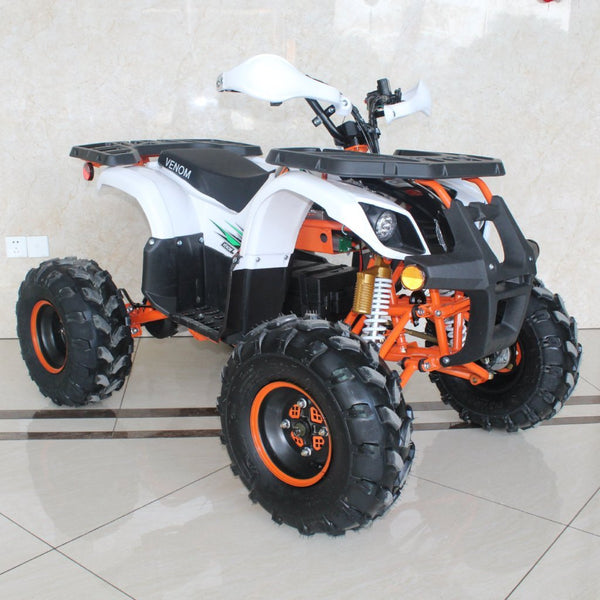 White & Orange Electric-Atv