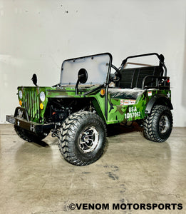 Venom Mini Jeep | 125cc | 2 Seater | Willys Edition | 3 Speed