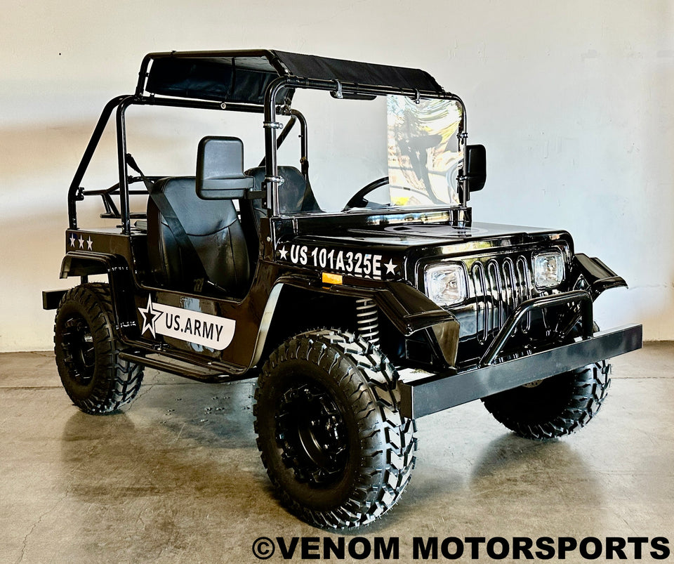 Venom 200cc Mini Jeep | Willys Edition | Full-Size | Automatic