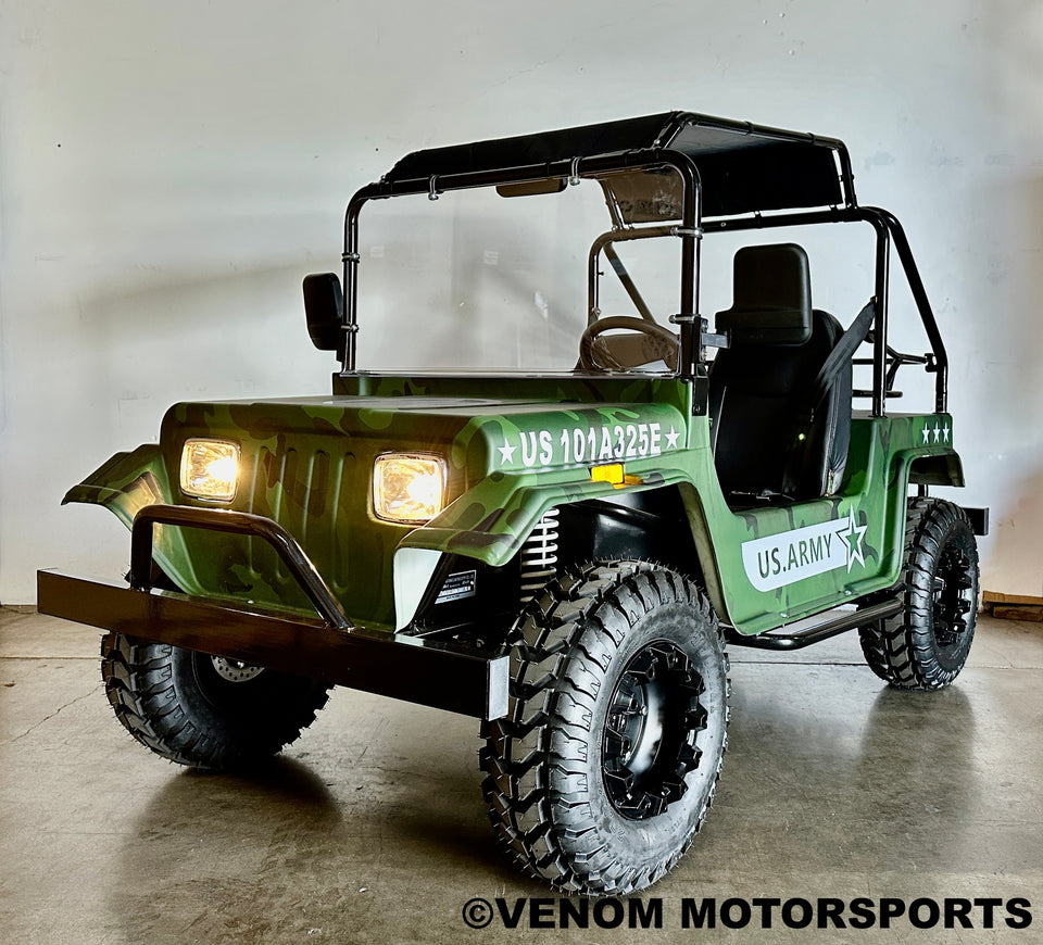 Venom 200cc Mini Jeep | Willys Edition | Full-Size | Automatic