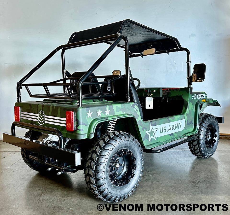 Venom 200cc Mini Jeep | Willys Edition | Full-Size | Automatic