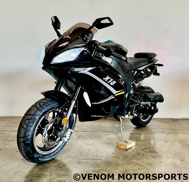 Venom x18 50cc Automatic Motorcycle Super Pocket Bike Venom Motorsports Venom Motorsports USA