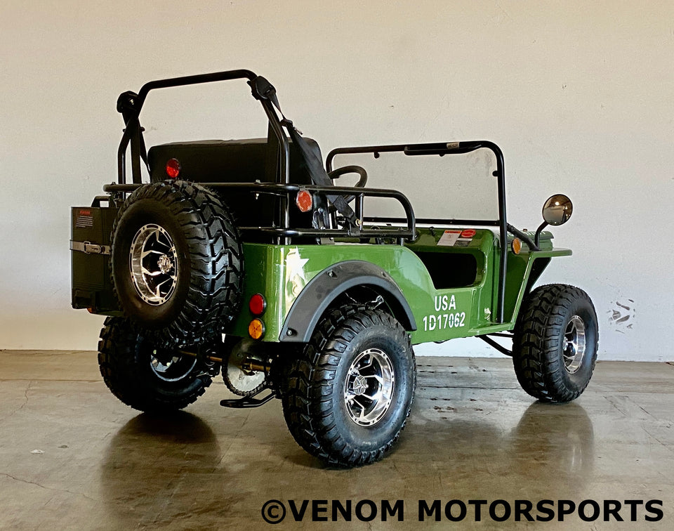 Venom Mini Jeep | 125cc | 2 Seater | Willys Edition | 3 Speed