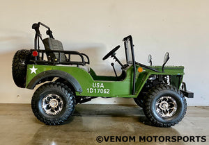 Venom 125cc Mini Jeep | Willys Edition | 3-Speed | Off Road