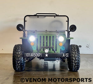 Venom Mini Jeep | 125cc | 2 Seater | Willys Edition | 3 Speed