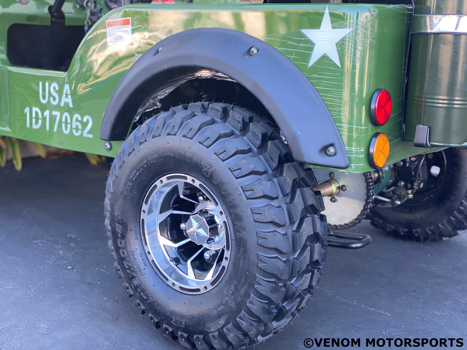 Venom 125cc Mini Jeep | Willys Edition | 3-Speed | Off Road