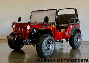 Venom 125cc Mini Jeep | Willys Edition | 3-Speed | Off Road