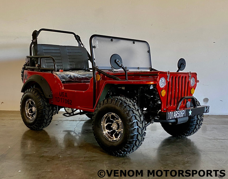 Venom Mini Jeep | 125cc | 2 Seater | Willys Edition | 3 Speed