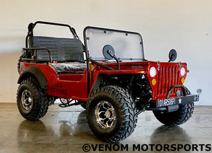 Venom 125cc Mini Jeep | Willys Edition | 3-Speed | Off Road