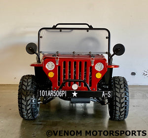 Venom 125cc Mini Jeep | Willys Edition | 3-Speed | Off Road