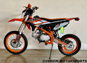 Venom Thunder 125cc Dirt Bike | Left Rear Plastic (301053002001)