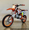 Venom Thunder 125cc Dirt Bike | Left Middle Side Plastic (301051002001)