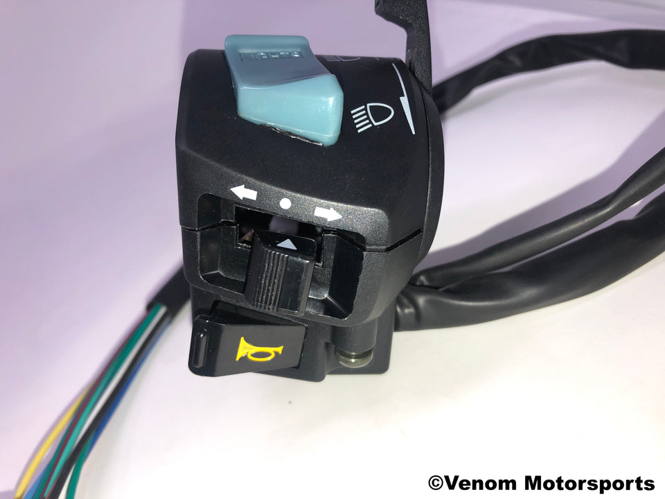 Replacement Left Side Control Switch | Venom 50cc Fatboy