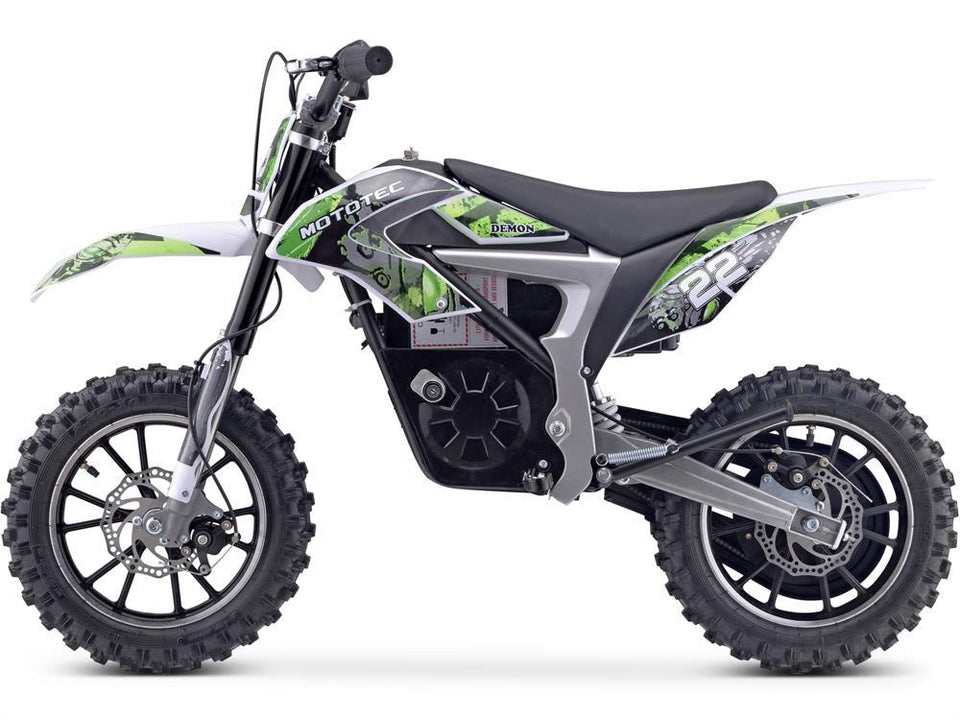 Venom Electric Demon Dirt Bike 500 Watts 36 Volts Lithium