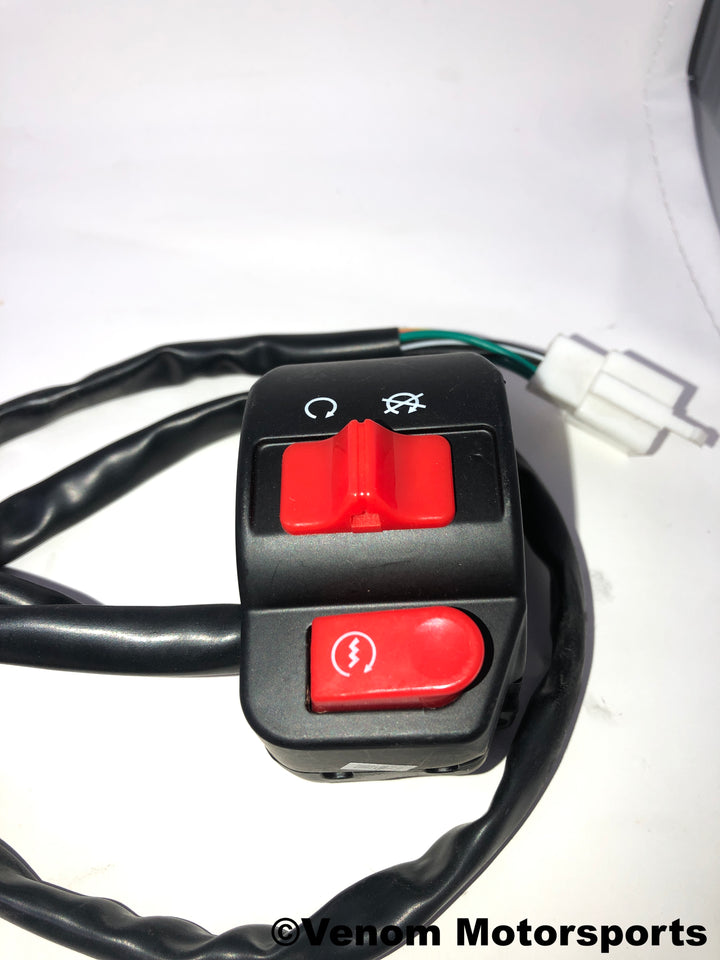 X18 50cc GY6 Motorcycle | Right Combination Switch (10010077)