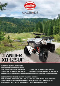 XD-125UF coolster 125cc AATV XD-125UF quad for cheap Lander 125cc