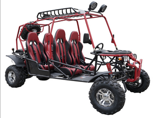 200cc Venom Hummer Go-Kart | 4 Seater | Automatic | Chrome Wheels