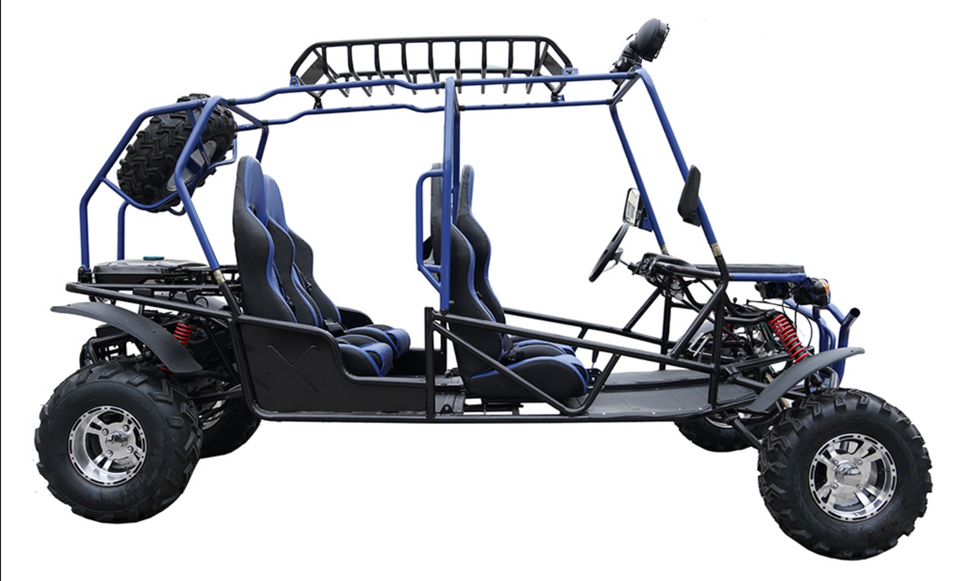 200cc Venom Hummer Go-Kart | 4 Seater | Automatic | Chrome Wheels