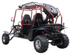 200cc Venom Hummer Go-Kart | 4 Seater | Automatic | Chrome Wheels