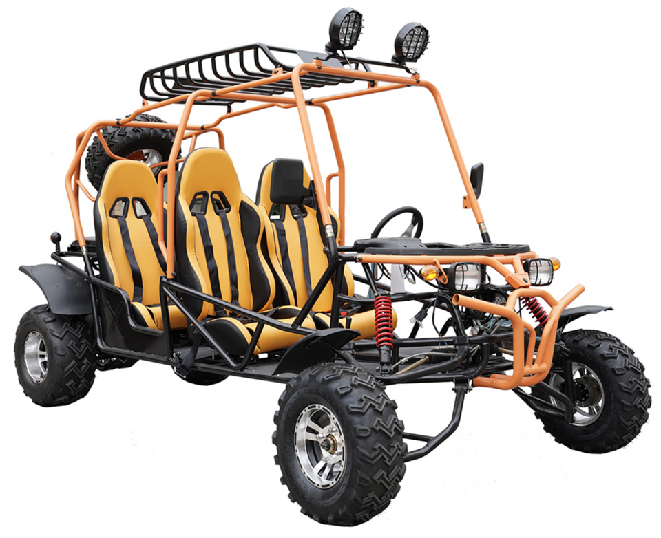 200cc Venom Hummer Go-Kart | 4 Seater | Automatic | Chrome Wheels