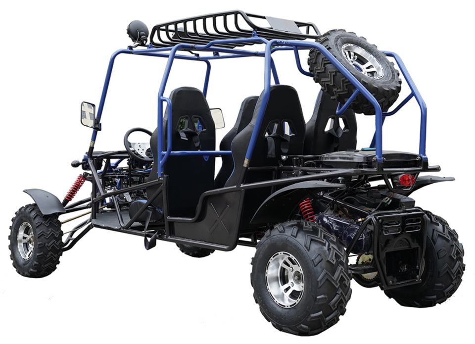 200cc Venom Hummer Go-Kart | 4 Seater | Automatic | Chrome Wheels