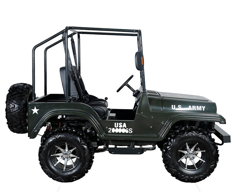 Venom 200cc Full-Size Mini Jeep | Willys Edition | Fuel-Injected | Automatic